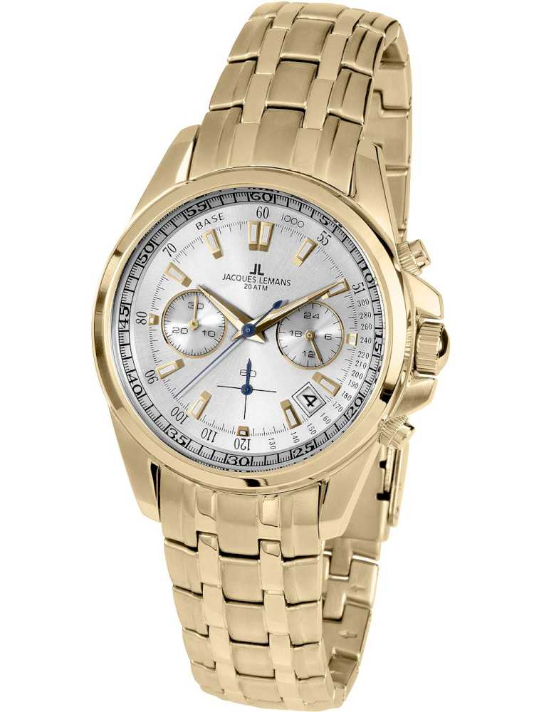 Jacques Lemans 1830H Guld Herreur – Elegant med FRI Fragt!