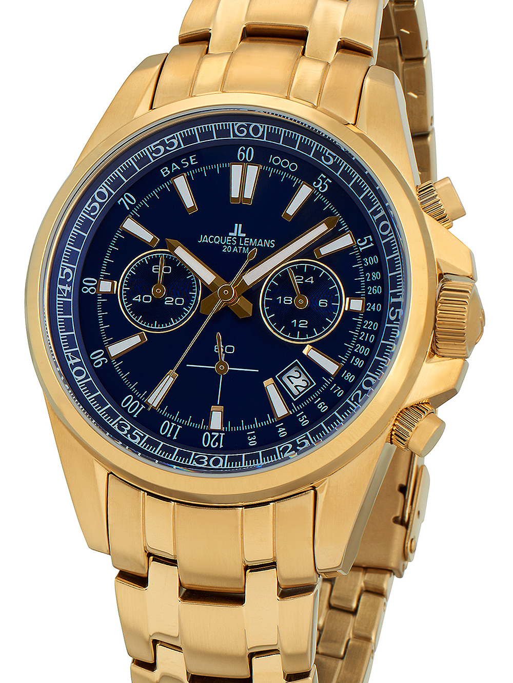 Jacques Lemans 2117O Chronograph Herreur – FRI Fragt!
