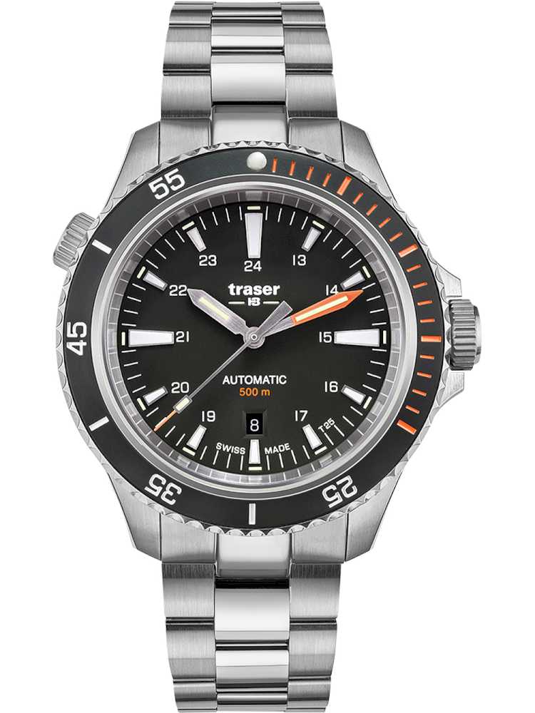 Traser 10321 Herreur P67 – Elegant Armbåndsur med Lænke