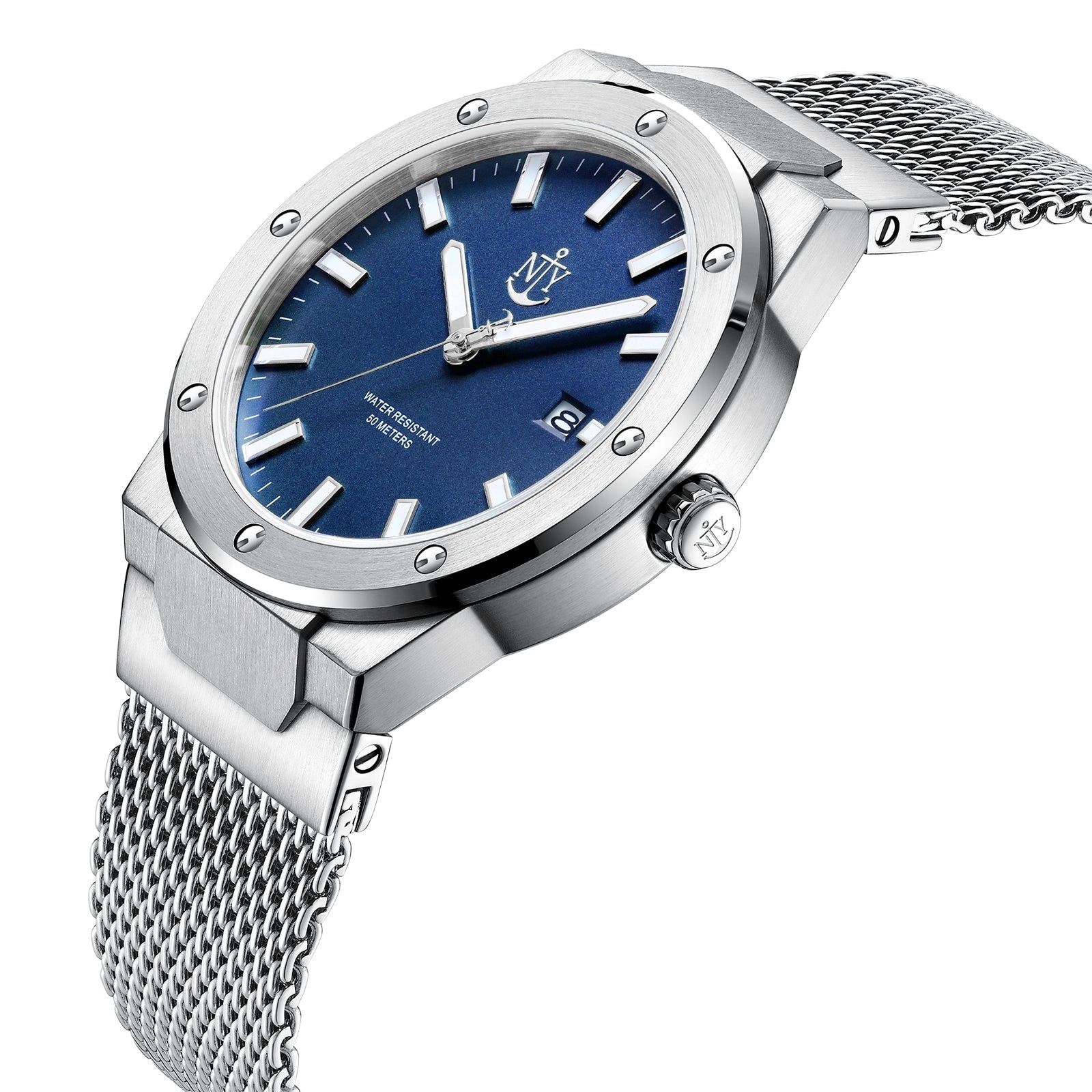 Elegant Stålur til Mænd – NYI Watches Herreur Mill