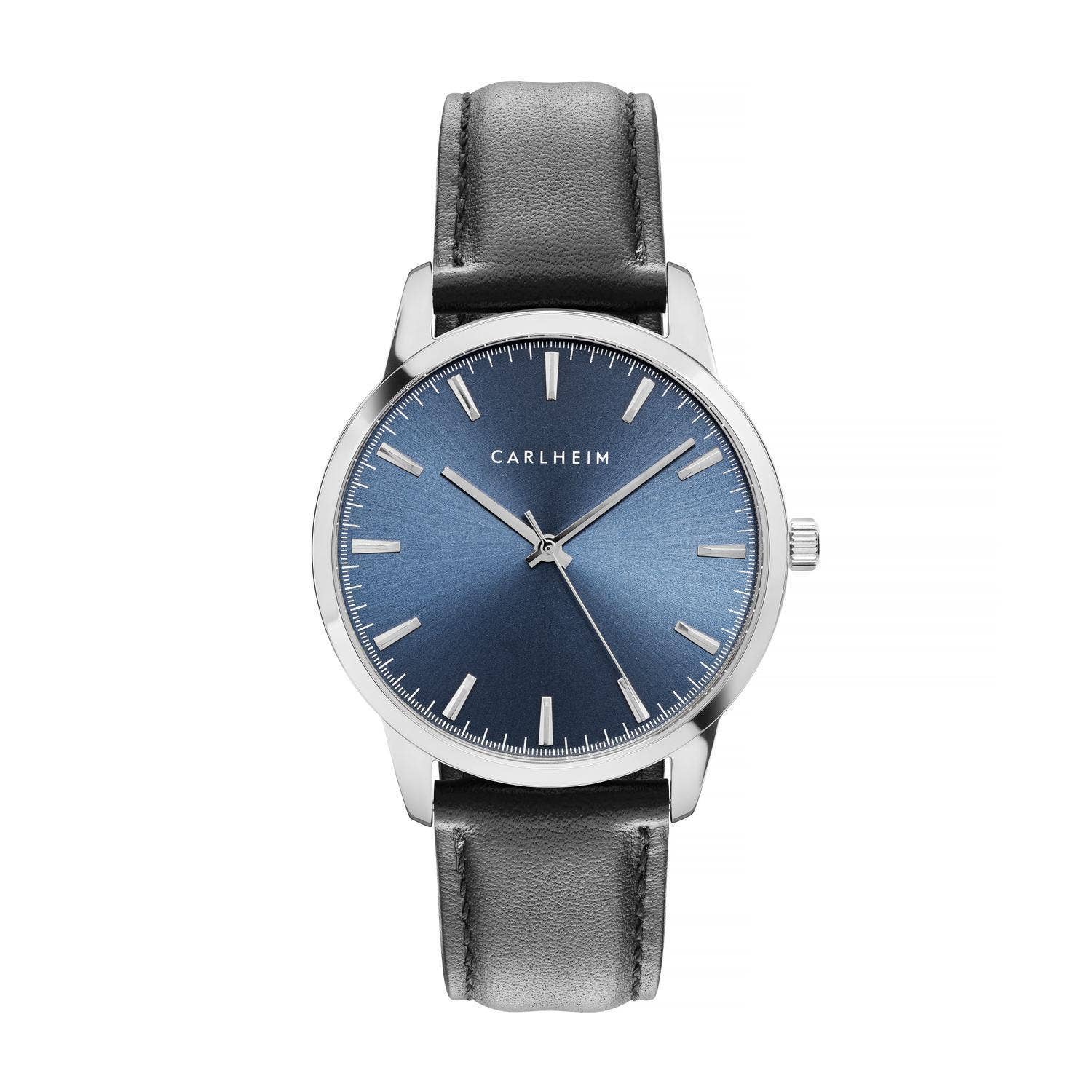 Carl Blue Herreur – Tidløs Elegance med Blå Urskive
