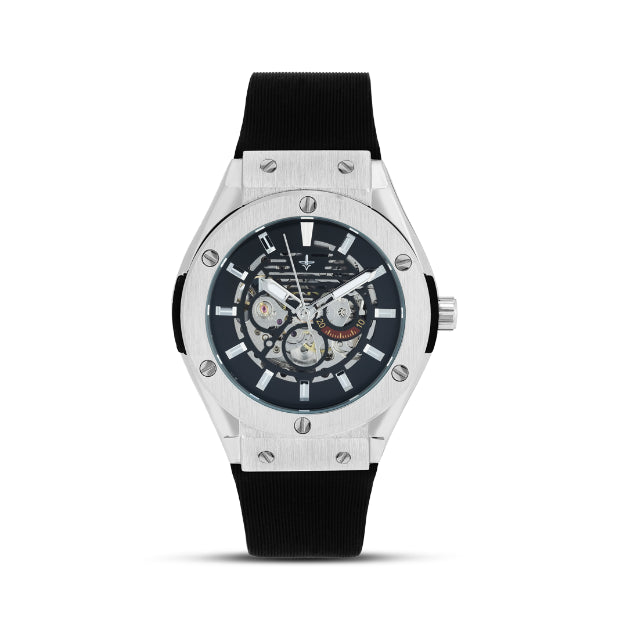 Elegant Stålur Garnet Tempus Silver til Mænd – Moderne Design
