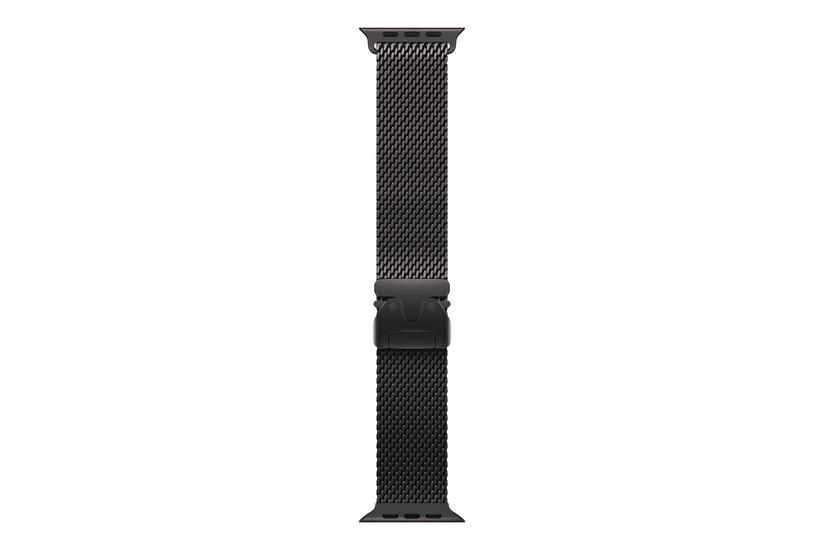 Elegant Sort Titanium Bånd til Apple Watch 49 - Stilfuldt Tilbehør