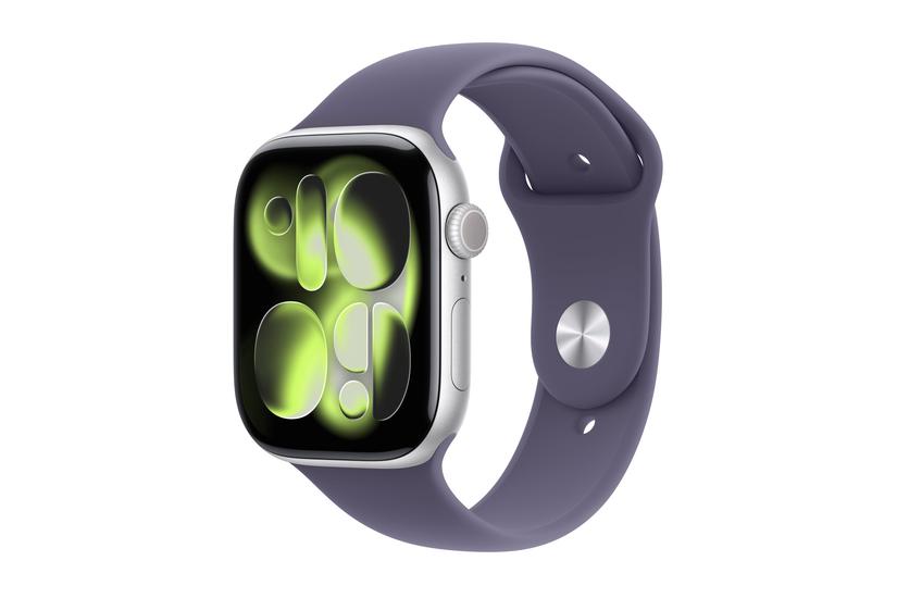 Apple Watch Series 10 – Sølv Smartwatch med GPS-funktioner