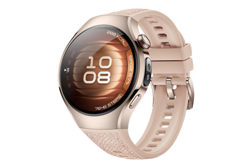 Huawei Watch 5 – Elegant beige smartwatch med GPS-funktioner