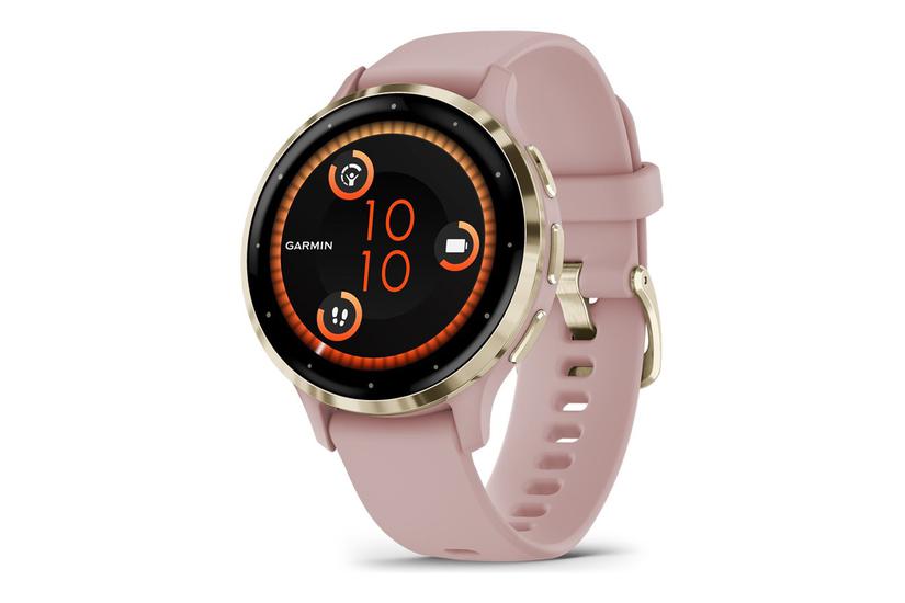 Garmin Venu 3S Smartwatch i Støvrose – Elegant Livsstilsur