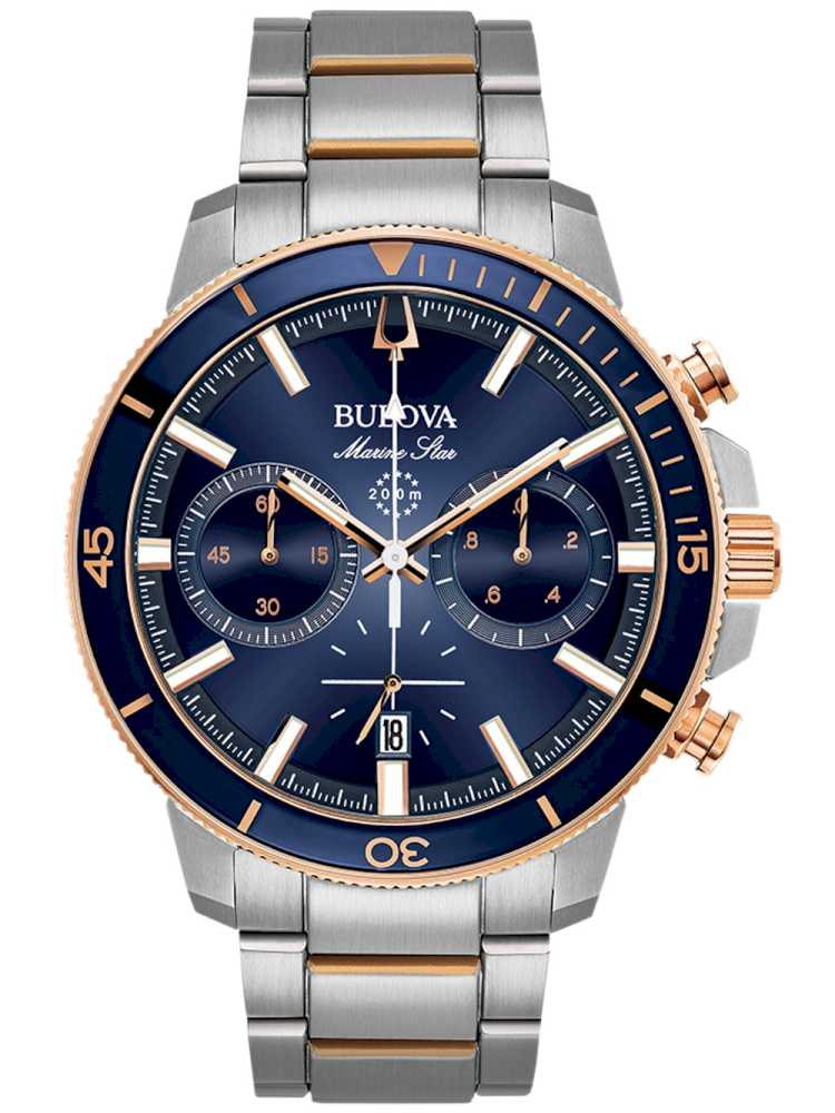 Bulova 98B301 Herreur Marine Star - FRI Fragt Online!