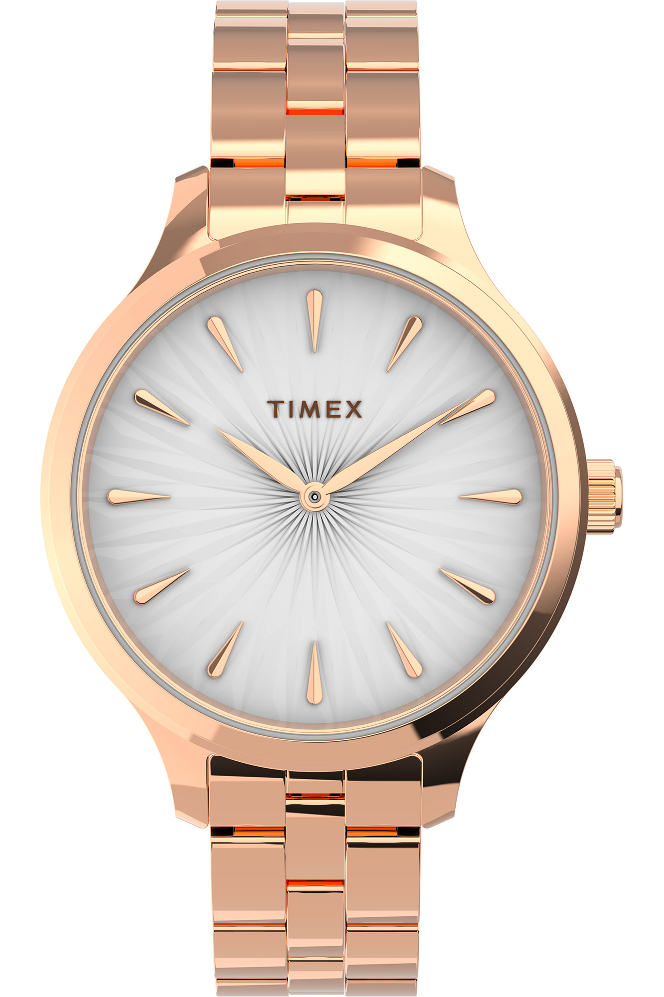 Timex Herreure i Rosaguld - Casual Stil, Vandafvisende