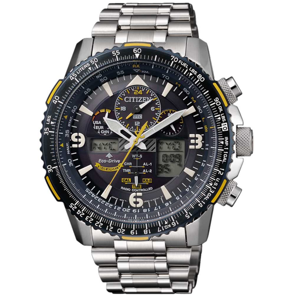 Citizen Jy8078 52l Herreur Skyhawk Radiostyret - Citizen Herreure - 4974374278821