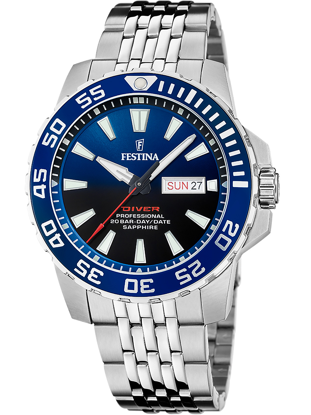 Festina F20661 Herreur Diver – Elegance med FRI Fragt!