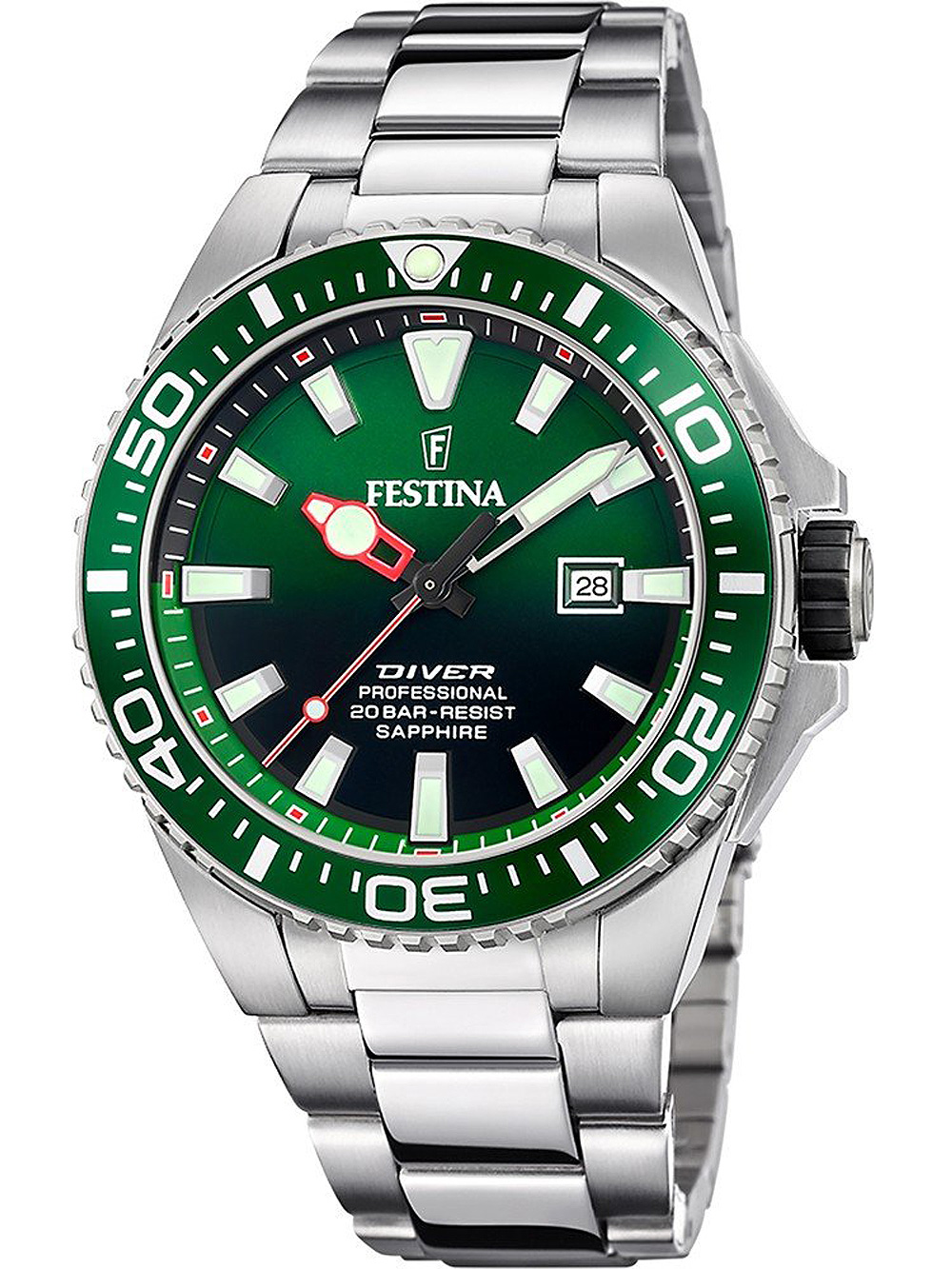 Festina F20663 Herreur Diver – Stilfuldt armbåndsur med fri fragt!