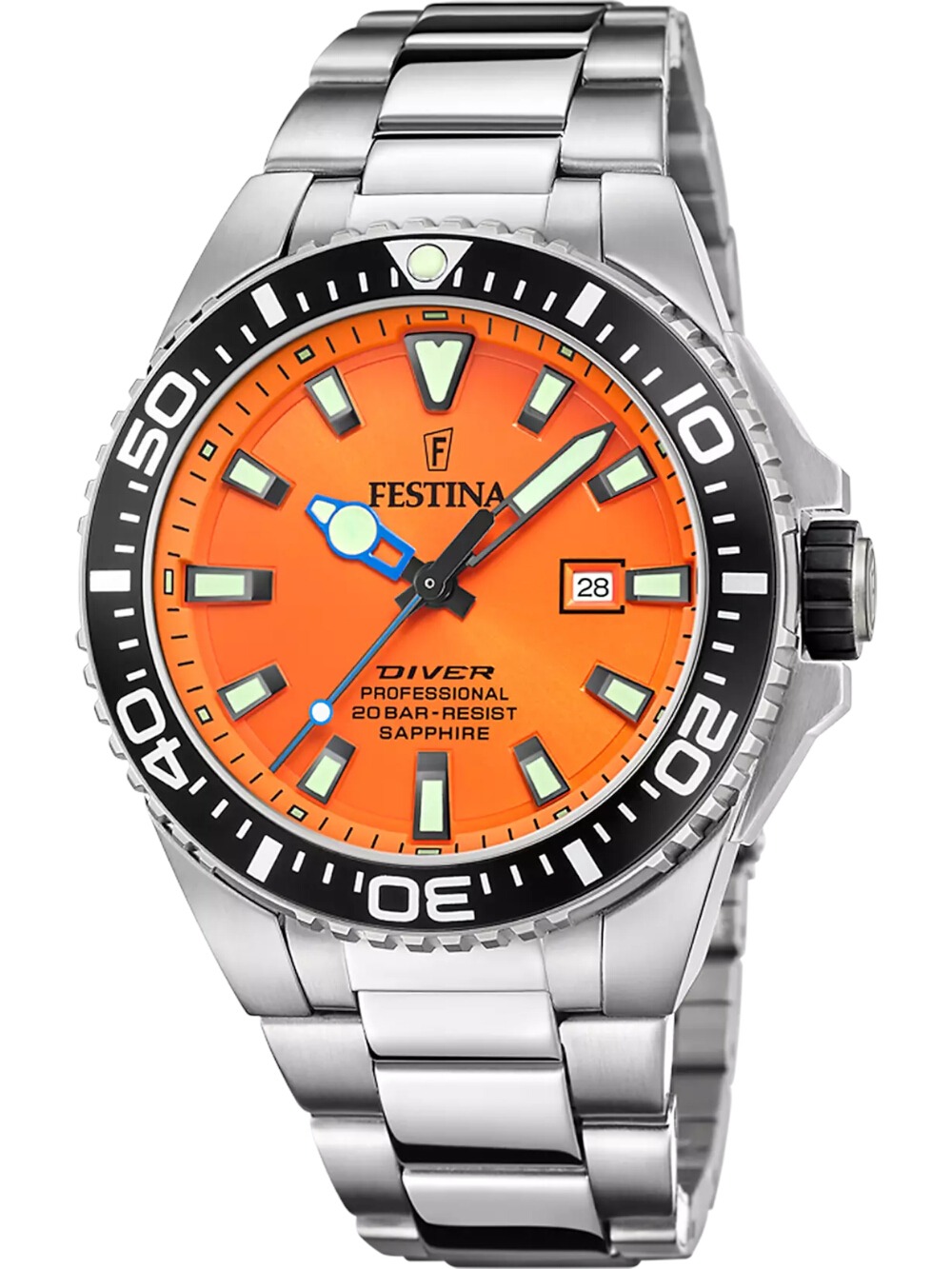 Festina F20663 Diver Herreur med Safirglas - FRI Fragt!