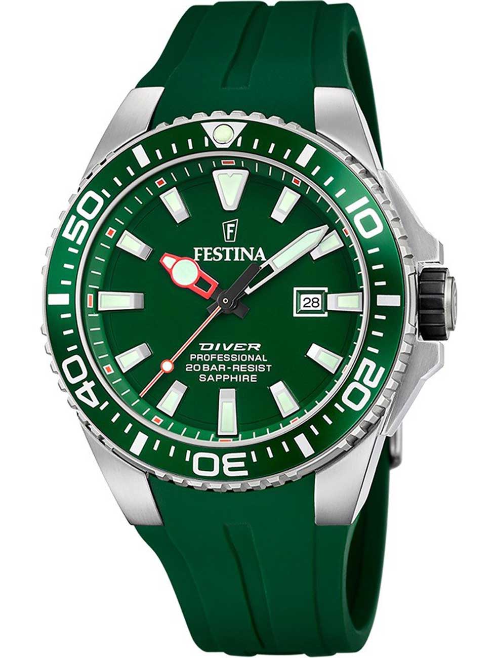 Festina F20664 Dykkerur med Dag & Dato - Stil og Funktionalitet
