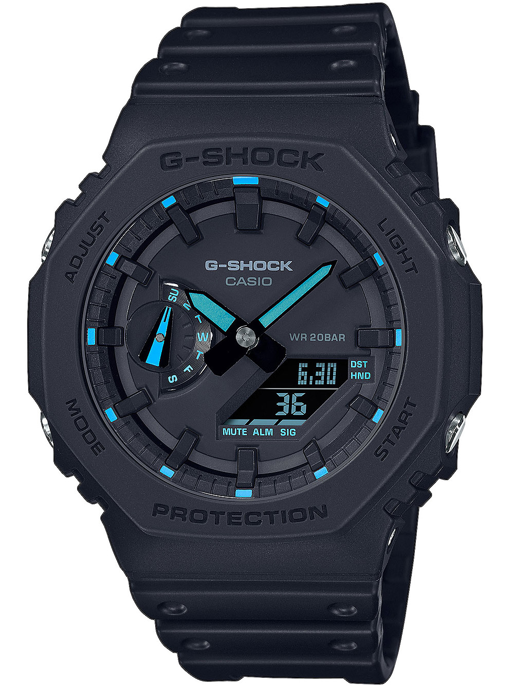 Casio GA-2100-1A2ER Herreur – FRI fragt på bestillinger!