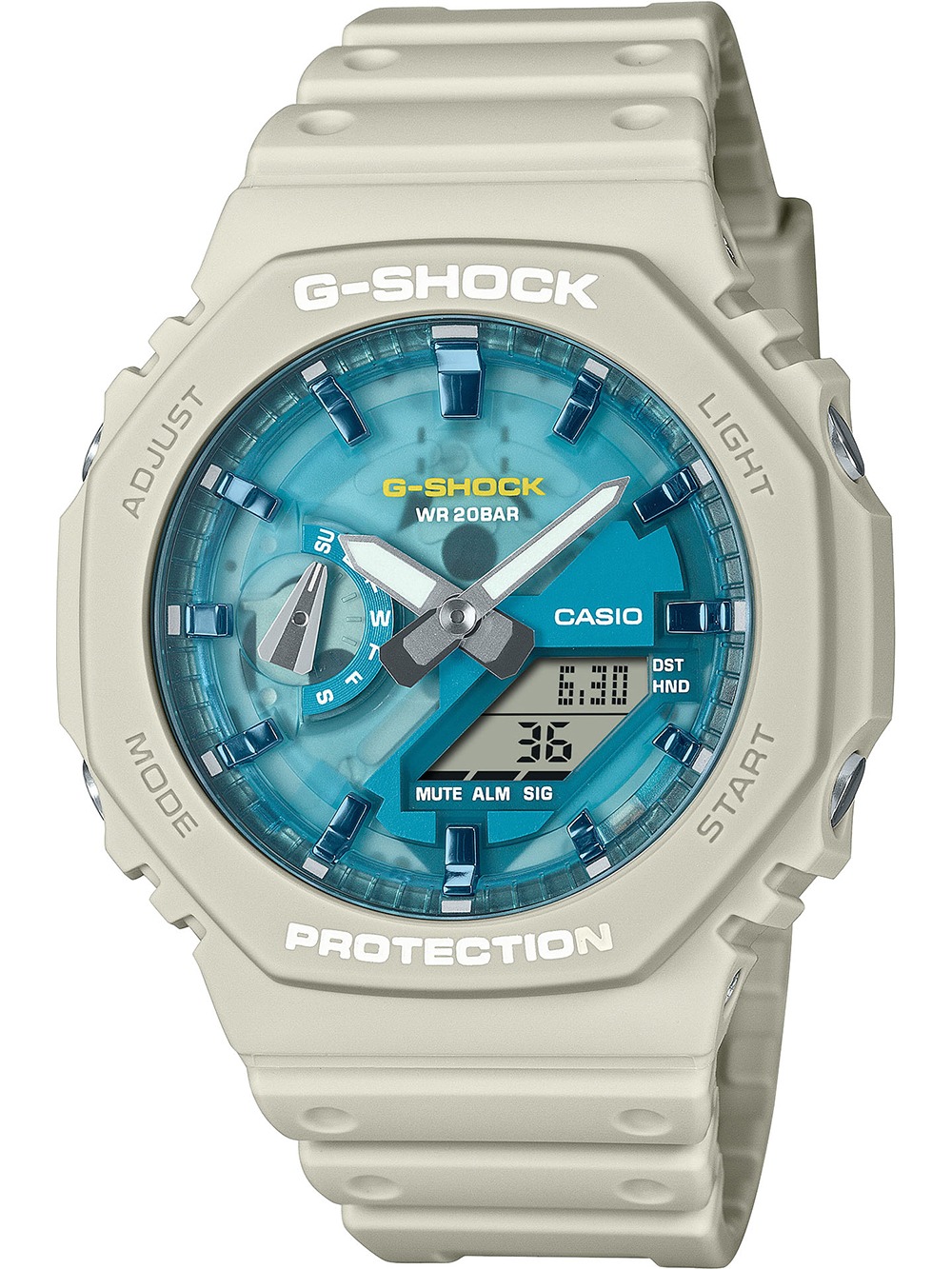 Casio GA-2100AS-5AER Herreur – FRI Fragt ved Køb!
