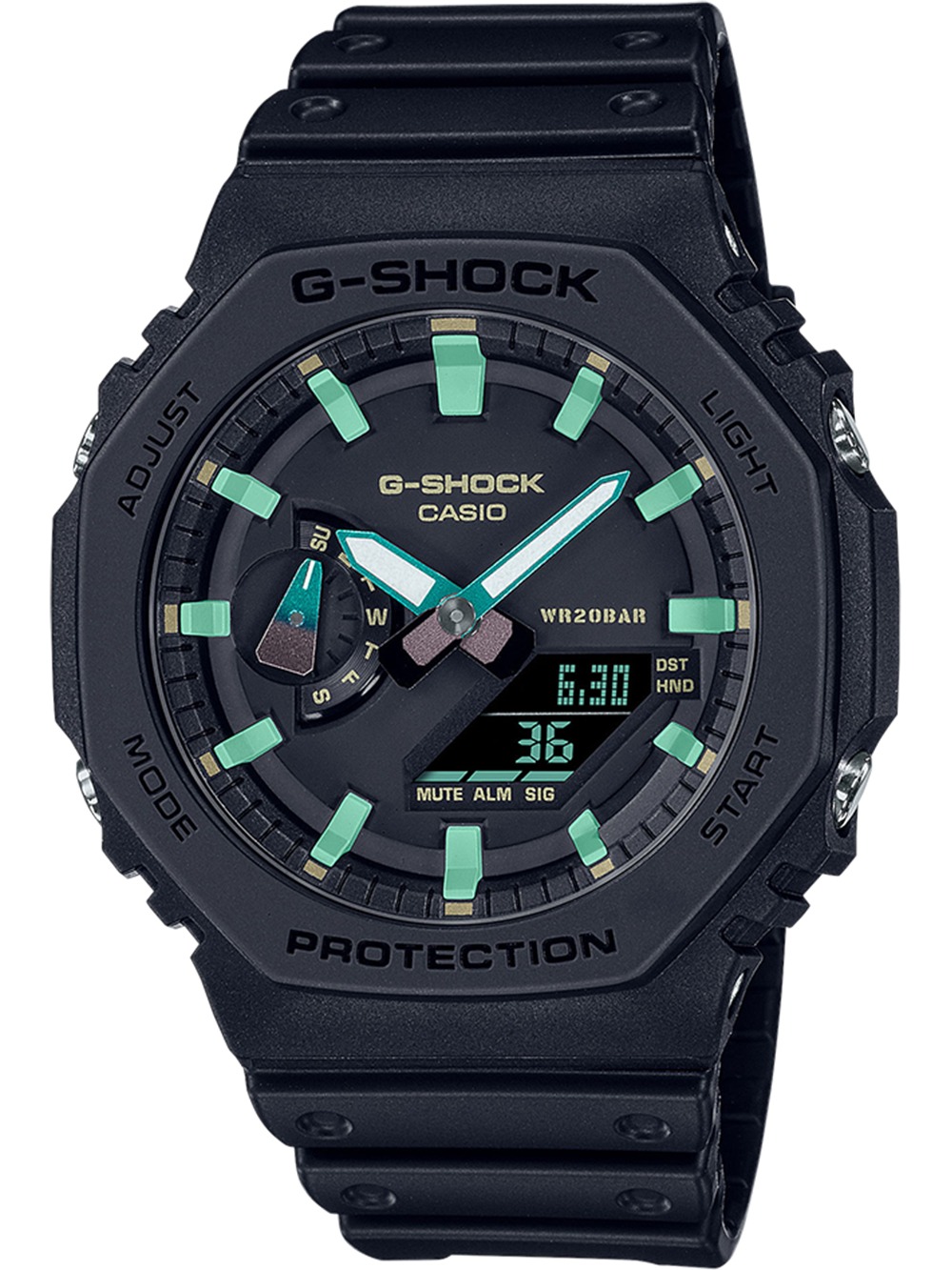 Casio GA-2100RC-1AER Herreur – FRI Fragt & Hurtig Levering!