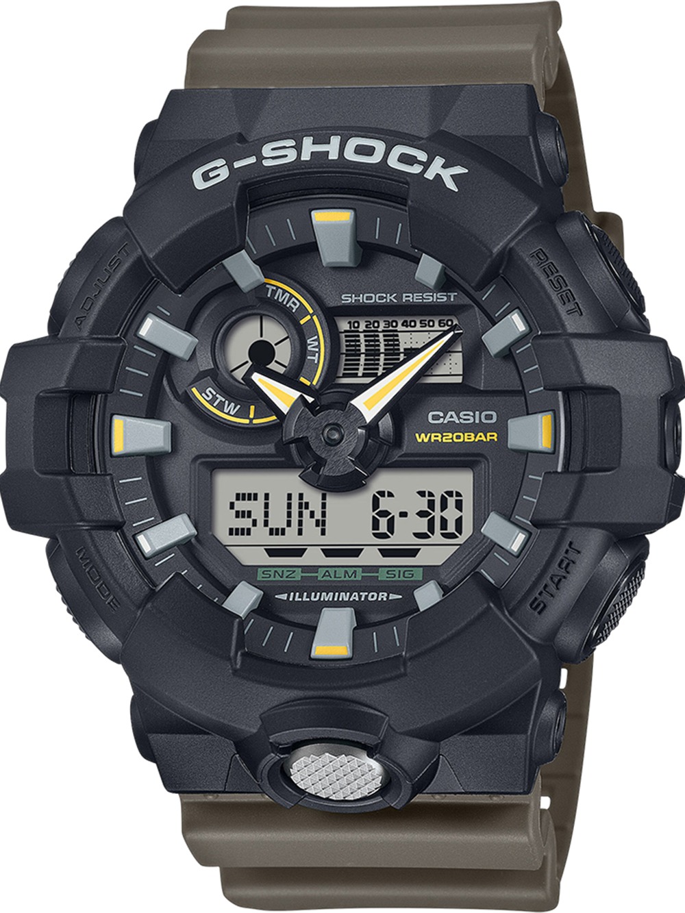 Casio GA-710TU-1A3ER Herreur - FRI Fragt ved Bestilling!