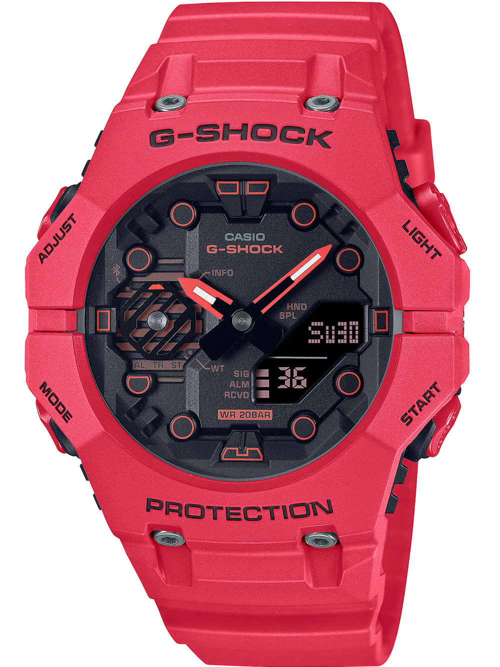 Casio GA-B001-4AER Herreur i Rød – FRI Fragt Inkluderet!