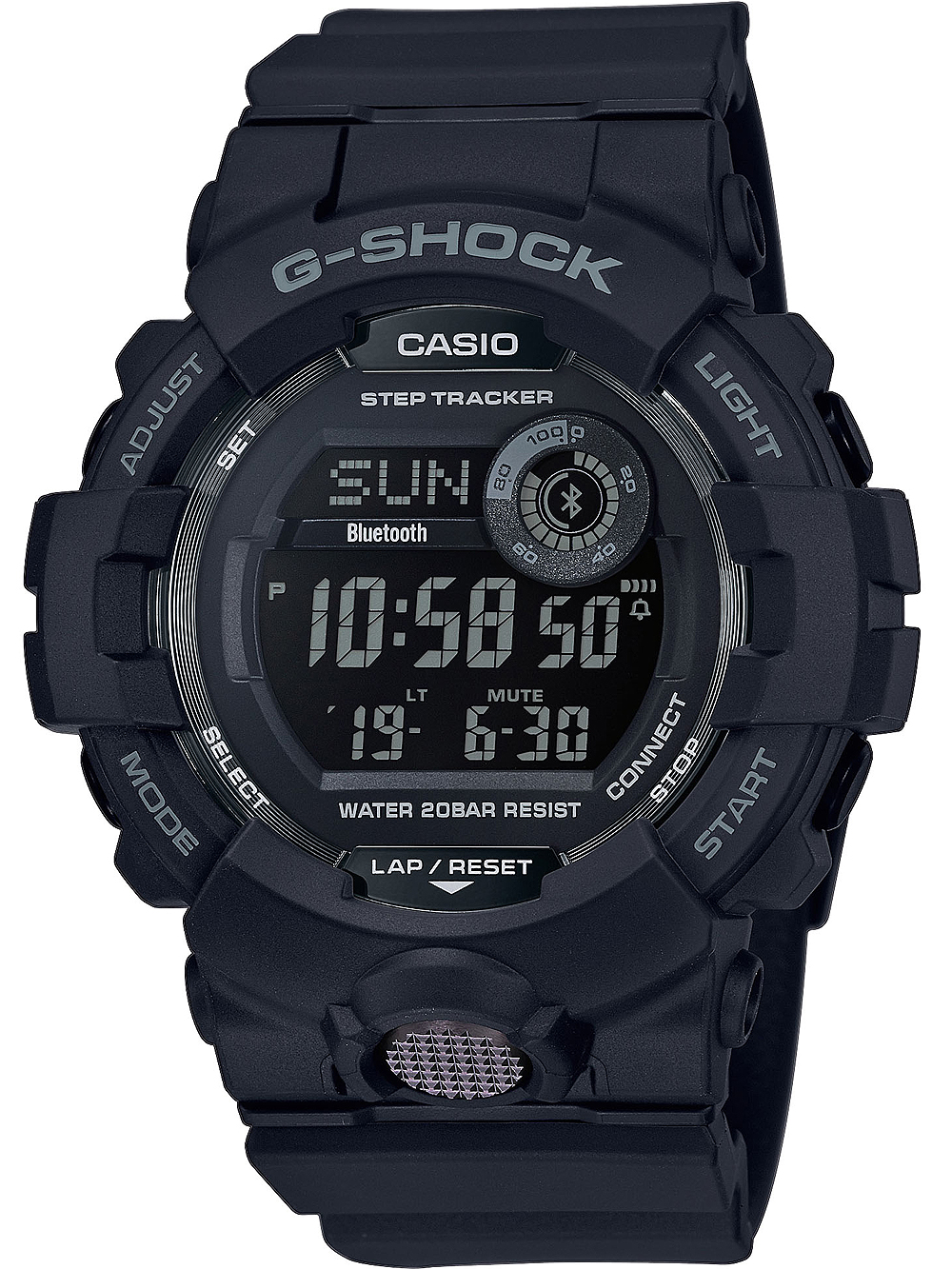 Casio GBD-800-1BER Sort Herreur – Få fri fragt nu!