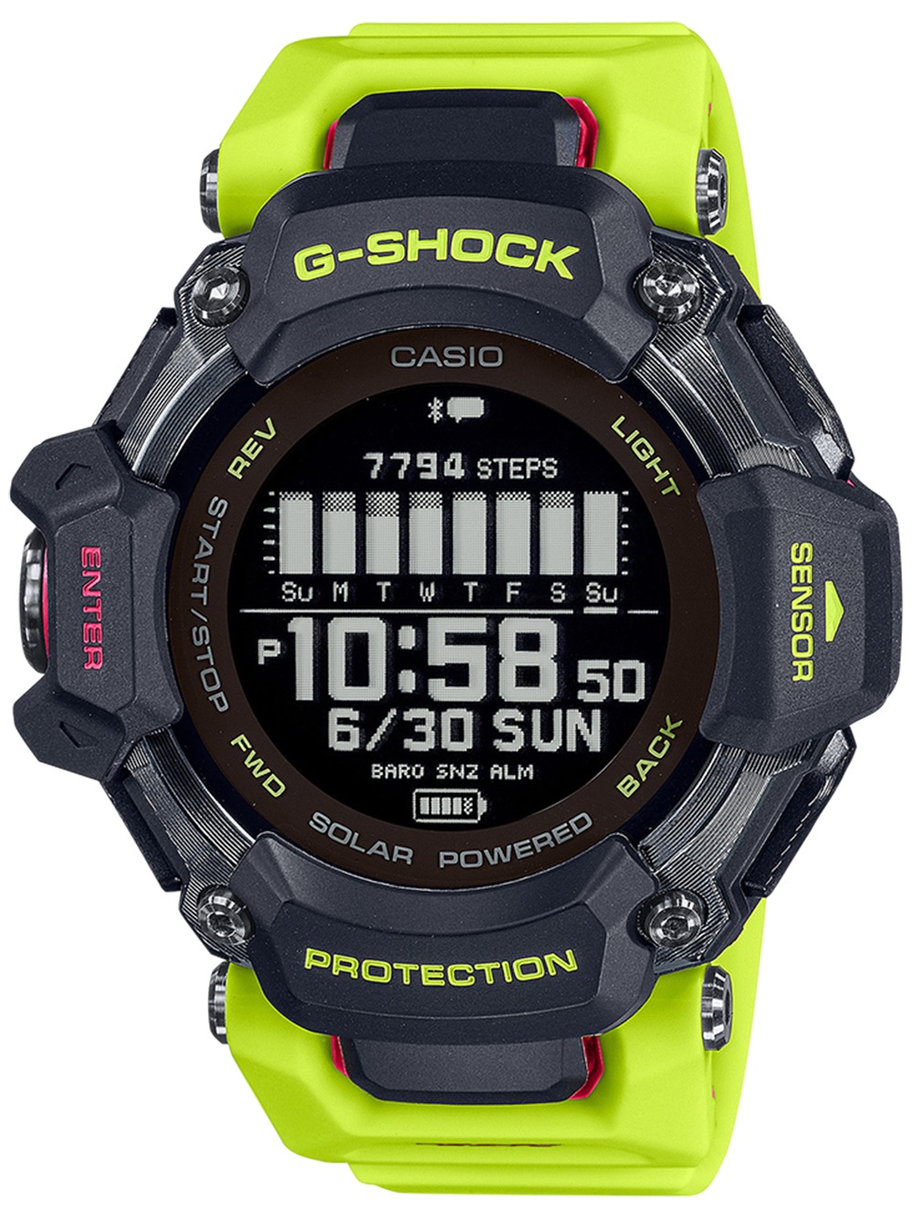 Casio GBD-H2000-1A9ER Herreur – Shock Squad med FRI Fragt