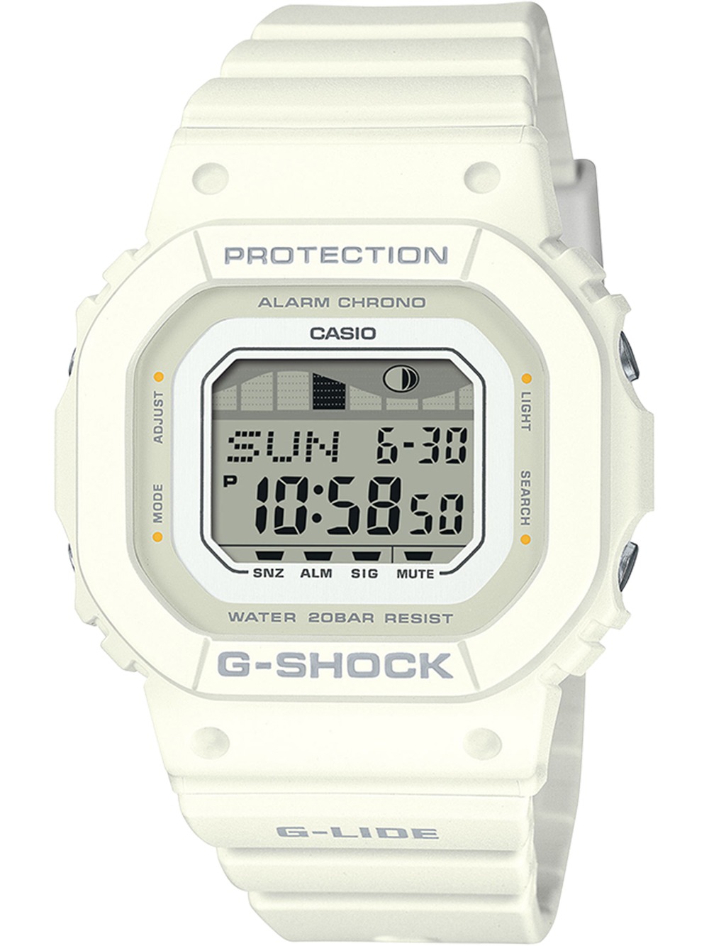 Casio GLX-S5600-7BER Herreur med Månefase – FRI Fragt!