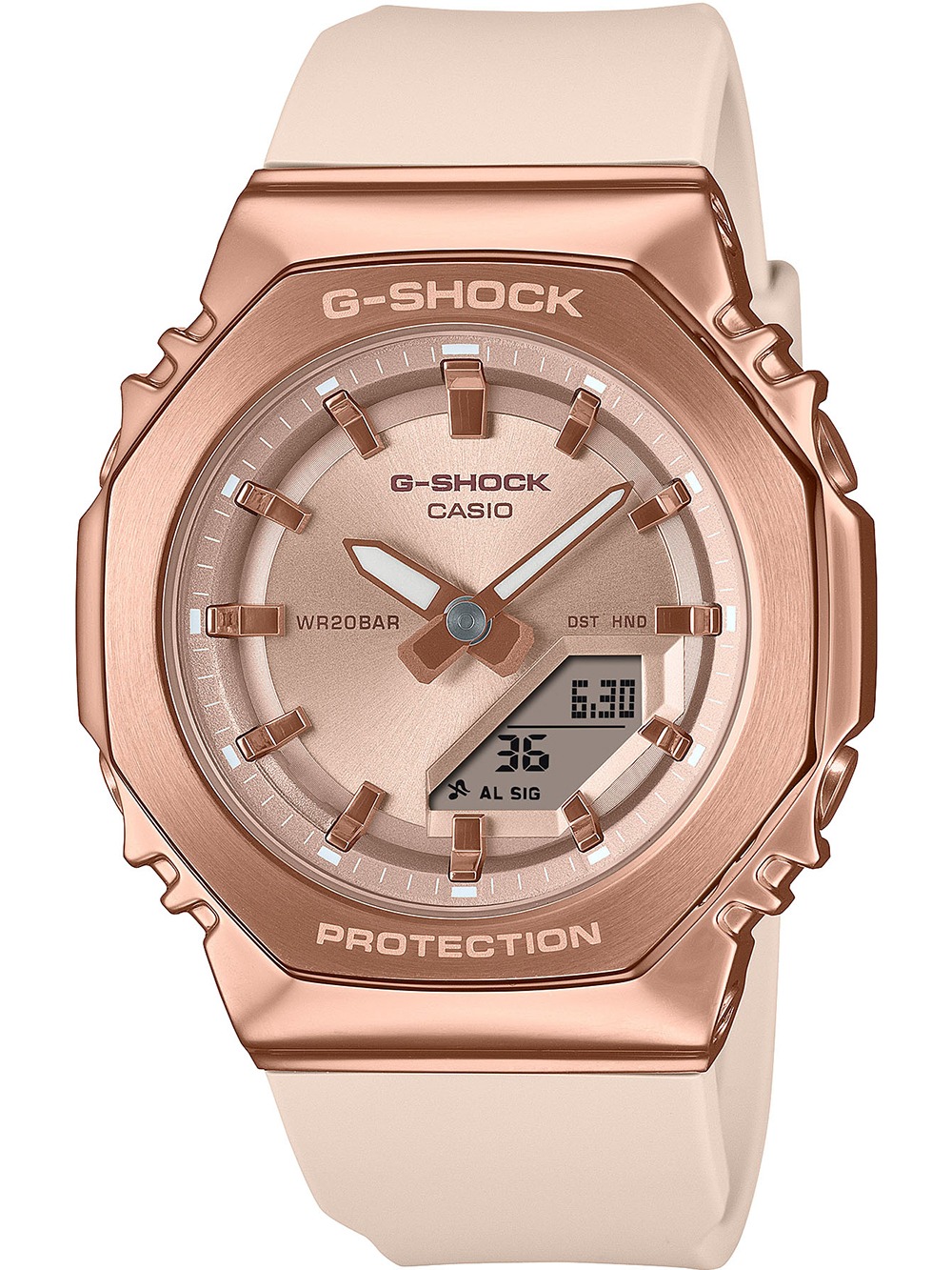 Casio GM-S2110PG-4AER Dameur – Shock Serie med Gratis Fragt