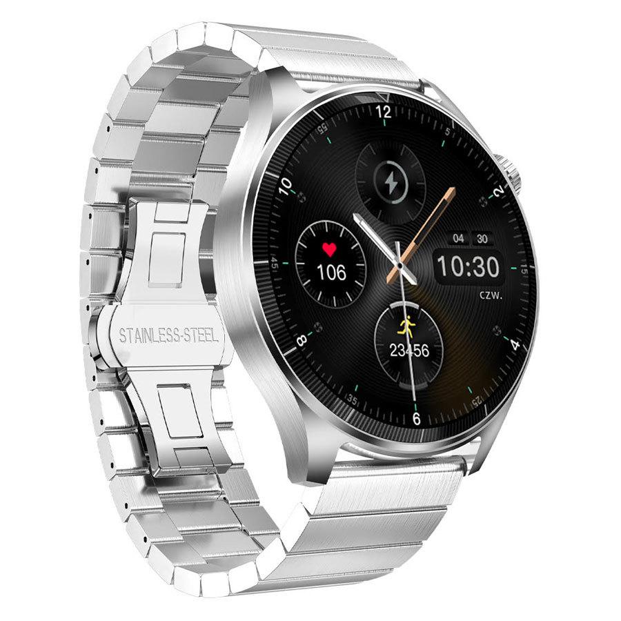 Forever Grand 710 Smartwatch i Sølv – Stilfuld Teknologi!