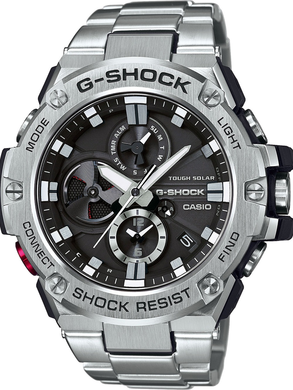 Casio Gst B100d 1aer Herreur Steel Radiostyret - Casio Herreure - 4549526168222