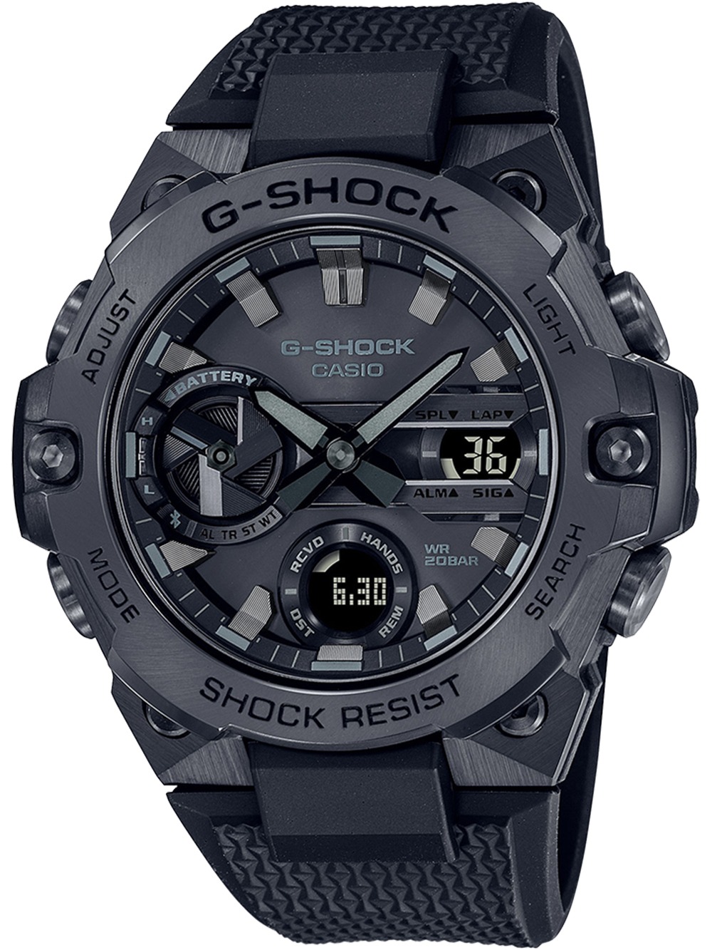 Casio GST-B400BB-1AER Radiostyret Herreur i Stål