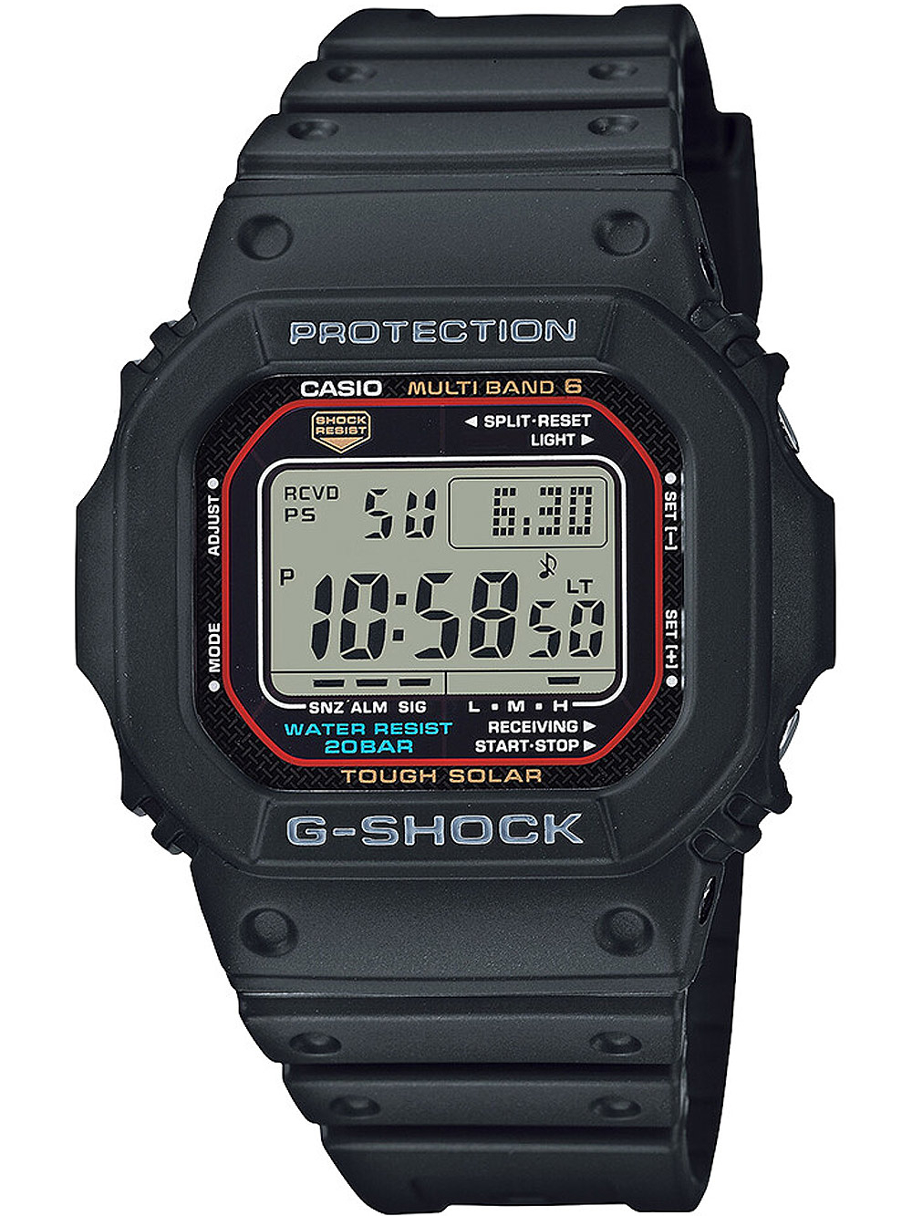 Casio M5610u 1er Herreur Shock Soldrevet - Casio Herreure - 4549526306204
