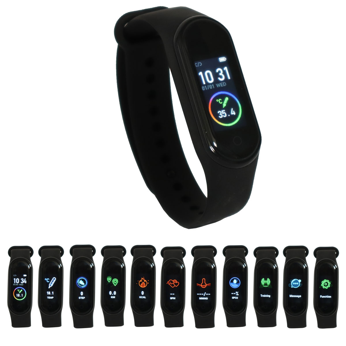 Odin Smartwatch – Stilfuldt Bluetooth Aktivitetsur i Blå