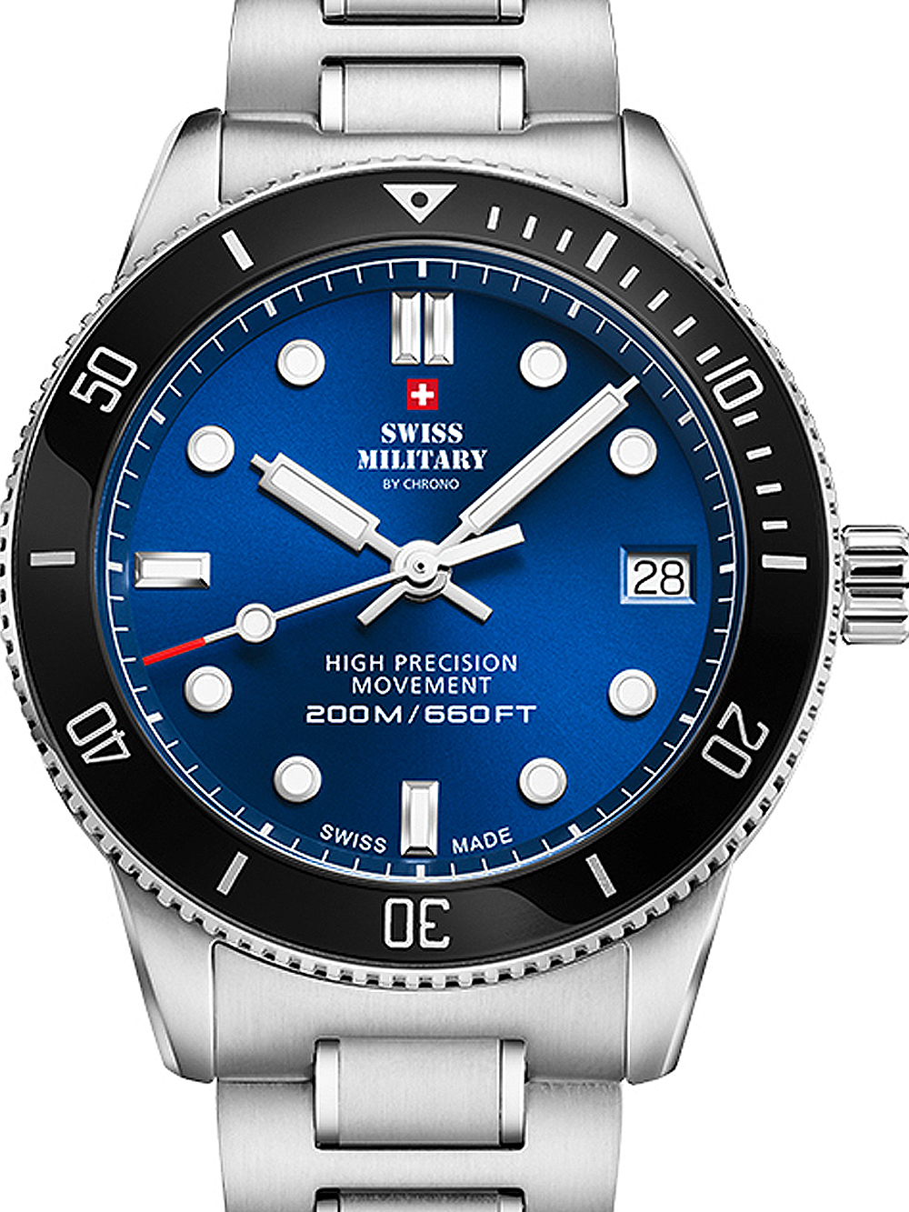 Elegant Swiss Military Dameur – FRI fragt inkluderet!