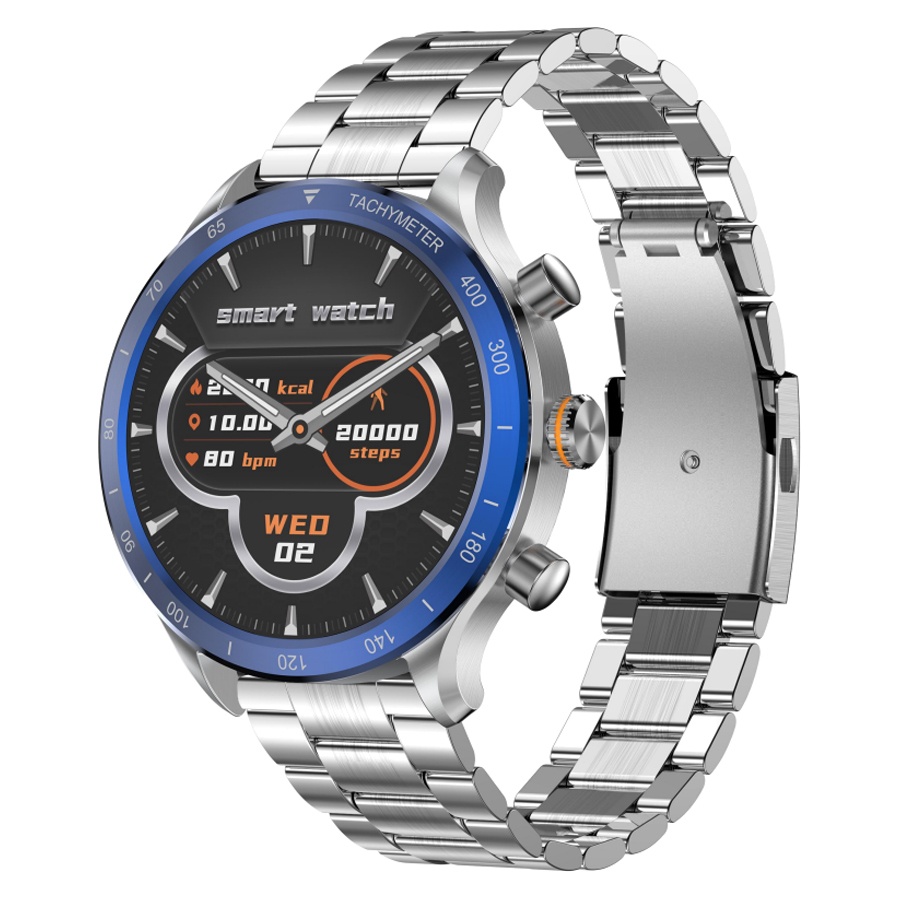 Riversong Motive Max Smartwatch i Sølv – Stilfuld Sundhedsovervågning