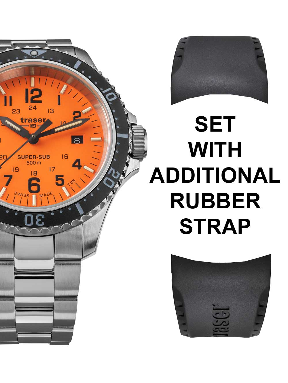 Traser 109379 P67 Supersub Herreur – FRI fragt og hurtig levering!