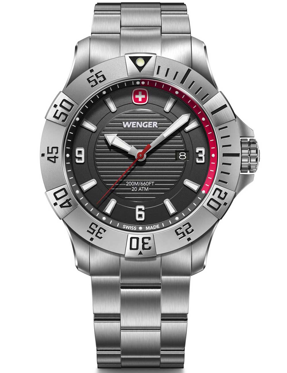 Wenger Seaforce Herreur 0641 139 – Elegant Armbåndsur! FRI Fragt!