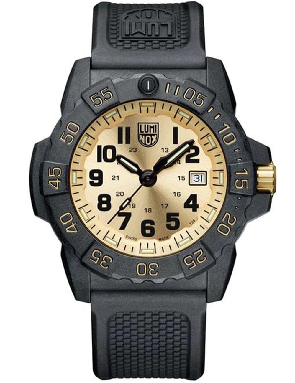 Luminox 3505 Herreur - Guld Limited Edition med Fri Fragt